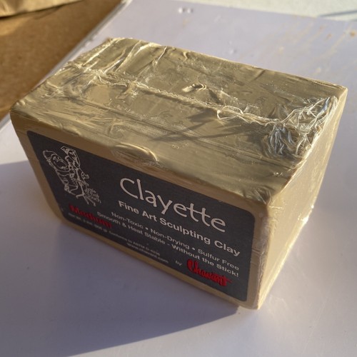 Ladrillo Chavant Clayette mediano (crema) 2 lb - Imagen 3 de 5