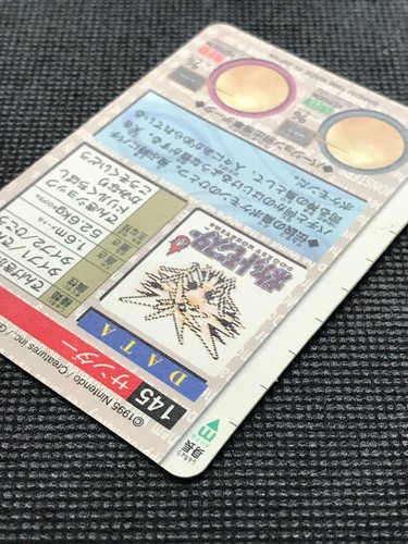 Tarjeta Pokémon Roja Zapdos 145 Carddass Monster Collection Vintage Japonesa BANDAI - Imagen 16 de 18