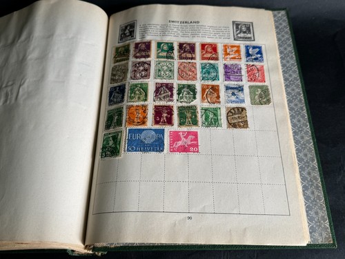ALTES BRIEFMARKENALBUM SAMMLUNG VIELE SEITEN BRIEFMARKEN DEUTSCHLAND CHILE AFRIKA - Bild 9 von 15