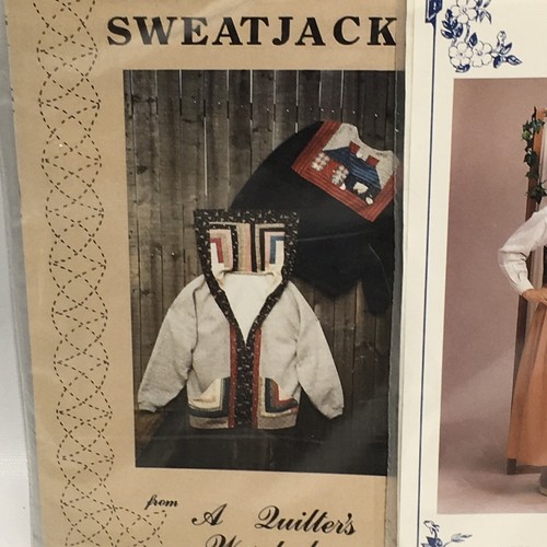 Sewing Quilting Patterns Jacket Skirt Collar Vest Lot of 4 Four Corners & More - Picture 8 of 11