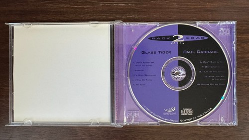 BACK 2 BACK HITS - GLASS TIGER + PAUL CARRACK (CD) 1999 RARE!! 72434-99261-2-7 - Bild 3 von 3
