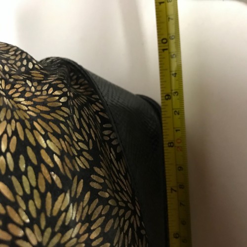 MARCO AVANE BUCKET BAG W MOONSTONE CHARM BLACK/GOLD PERFECT SIZE - Picture 7 of 10