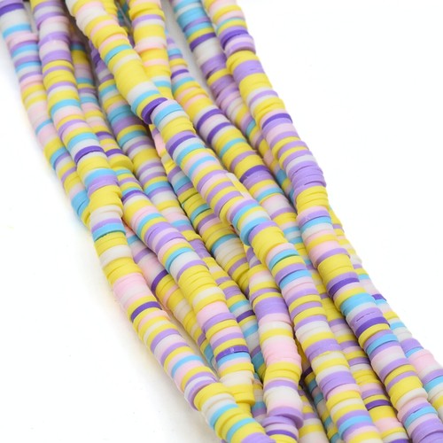 PERLINE ROTONDE ARGILLA POLIMERICA HEISHI 6X1MM (740PCS/34POLLICI) - SCEGLI IL COLORE - Foto 75 di 75