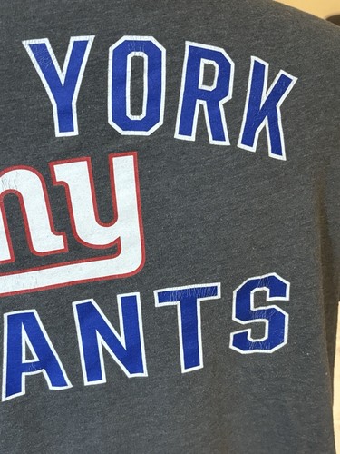 New York Giants Football Fanatics Men’s Size Medium Gray Shirt Shirts Preowned - Picture 3 of 5