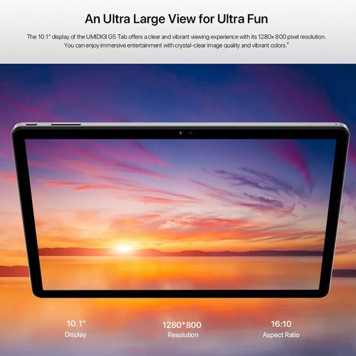 Tablet UMIDIGI G5 Tab 8GB 128GB 10.1" Octa Core Android Doble SIM Desbloqueado - Imagen 3 de 7