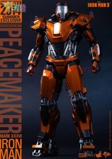 Perfect Hot Toys 1/6 Mms258 Iron Man Mk36 Peacemaker Action Figure New Toy