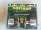 Defiant Locking Interior Non Locking No Key Needed All Metal-NIB.