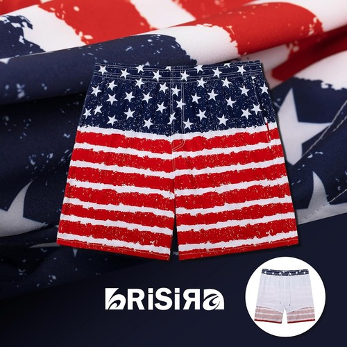 Big & Tall Men's Quick-Dry Swim Trunks with Compression Liner & Pockets - Picture 12 of 50