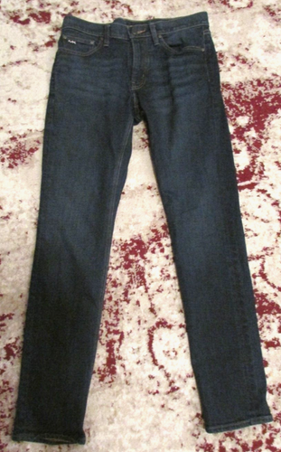 Herrenjeans MK Michael Kors Parker schmale Passform blau Größe 30 x 32