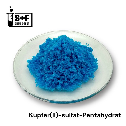 2 kg - Kupfersulfat (CuSO₄ · 5H₂O) Kupfervitriol | Pool / Garten / Kristallzucht - Bild 2 von 2