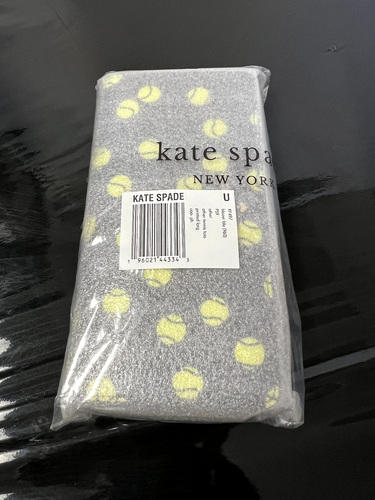 Cartera de béisbol de lujo con logotipo de Kate Spade negra dorada - Imagen 2 de 4