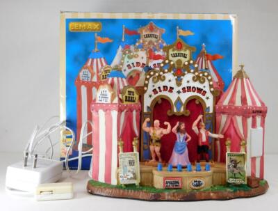 LEMAX 64492 Carnival Side Shows Circus Performers Animated