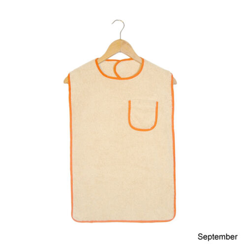 Bavoir adulte ou bavette parent 75 x 40 cm en coton absorbant tissu oeko-tex - Picture 19 of 22