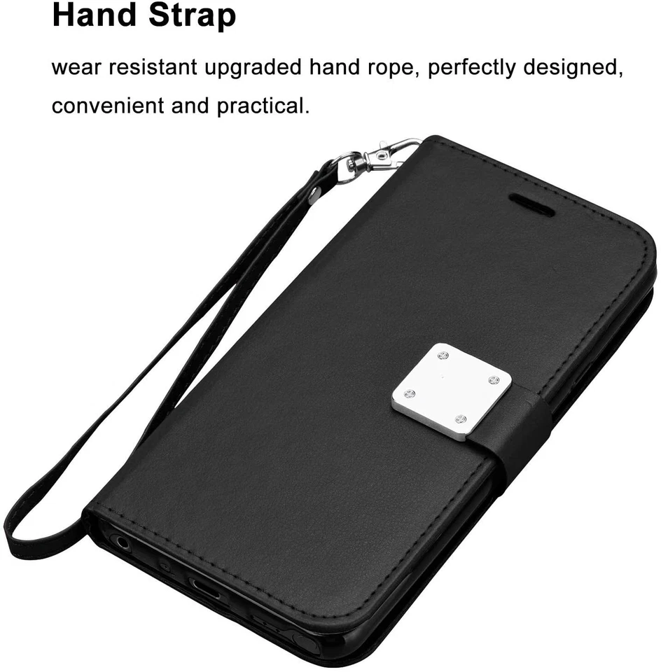 For LG Stylo 5 | Stylo 4 | 4 Plus| PU Leather Wallet Phone Case Cover Flip Stand - Image 2 of 4