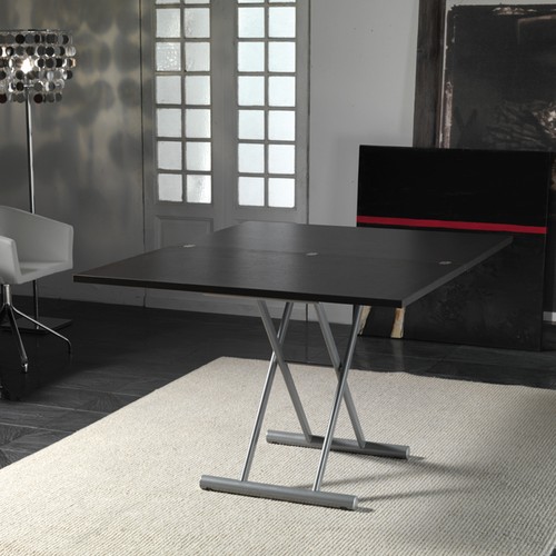 **TAVOLO NEW MODELLO RETTANG. TRASFORMABILE IN LEGNO SALISCENDI ALLUNGABILE 758 - Foto 9 di 12