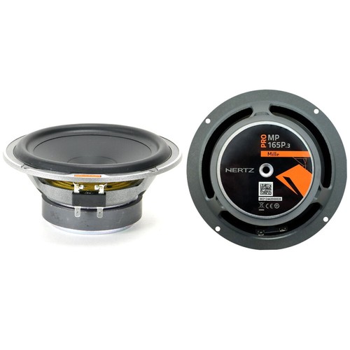 2 WOOFER HERTZ PRO MP165P.3 16,5 cm 100 watt rms auto + cappellino e 3 stickers - Picture 2 of 11