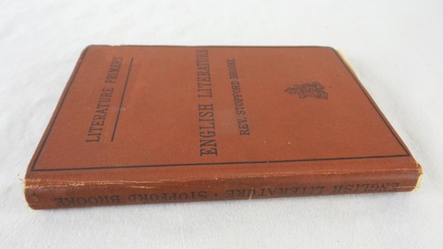 Literature Primers English Literature by Rev. Stopford Brooke 1877 1st Ed Antiqu - Picture 2 of 6