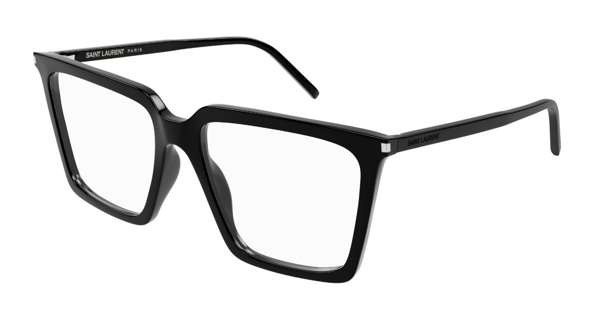 メガネ SAINT LAURENT Woman Optical frames Black SL474 001 Saint Laurent SL 474 OPT Shiny Black (001) Eyeglasses | eBay