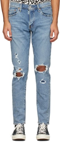 NWT Levi's Premium Mens 512 Slim Taper Stretch Distressed Flex Jeans 288330744 - Picture 1 of 2