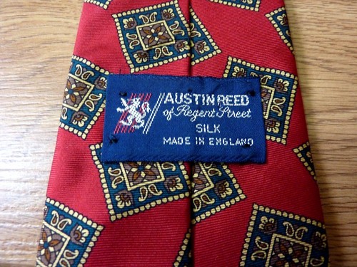 Corbata cuello Austin Reed vintage 100 % seda Regent Street England - Imagen 5 de 7