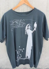 Stevie Nicks Bella Donna 90s Charcoal Graphic T shirt Reprint NH11700