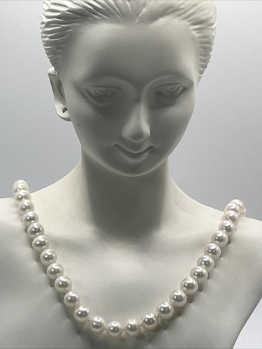 Vintage Ross-Simons 14K Gold Clasp Freshwater Pearl Necklace 18” - Picture 2 of 6