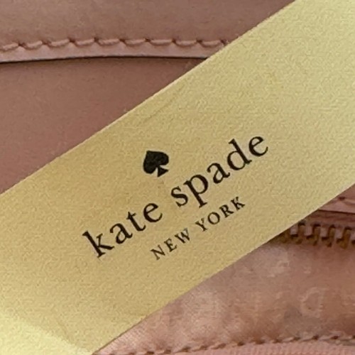 Kate Spade Large Tori Tote Soft Pink Leather Handbag With Dual Handles & Bow - Picture 10 of 12