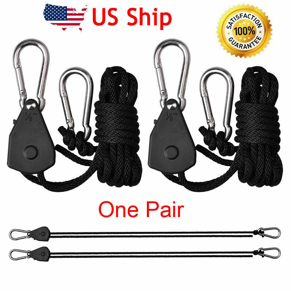 2pcs 1 8 Inch Light Heavy Fresno Mall Hanger Hangi Duty Rope Adjustable Popular shop is the lowest price challenge