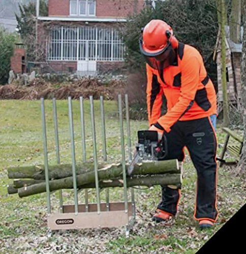 Chaps with Protective Chainsaw Apron Adjustable Chainsaw Chaps One Size Fits All - Picture 5 of 9