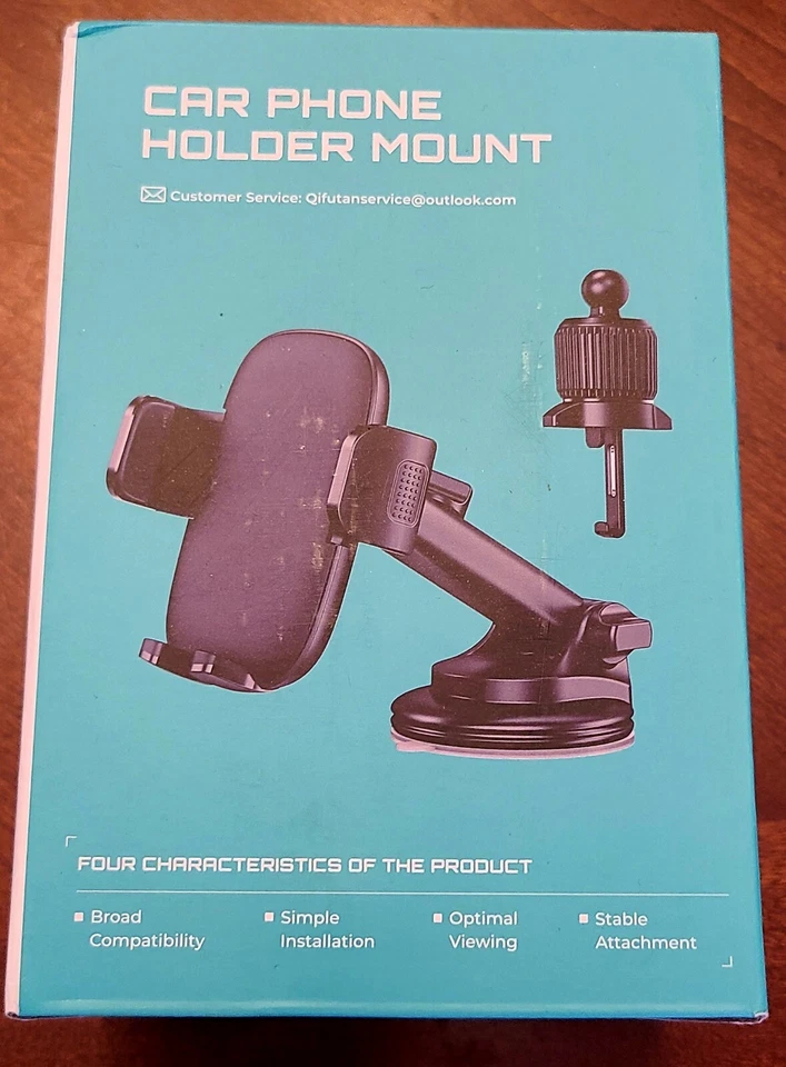 Phone Holder Mount Phone Mount for Car Windshield Dashboard Air Vent Universal - Image 2 of 4