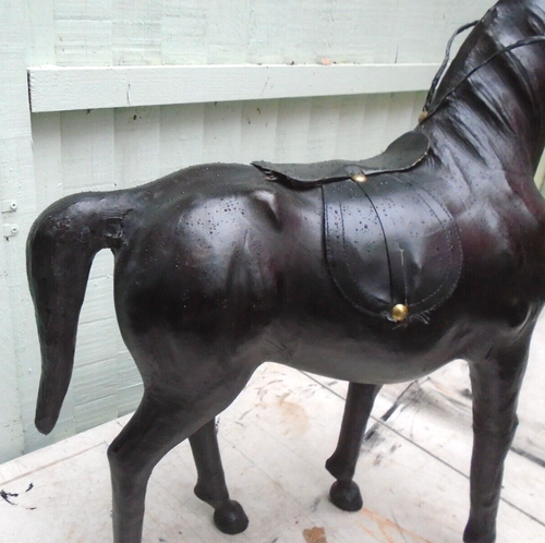 Leather period large horse figure Probably made for Liberties - Good size - Picture 18 of 22
