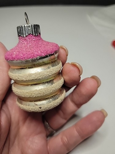 Linterna UFO MCM atómica de colección brillante Brite adornos navideños mica azucarada - Imagen 10 de 11