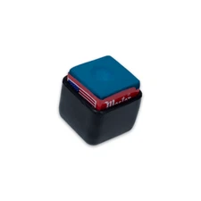 Square QCMR Magnetic Pool Cue Chalk Holder Chalk Included