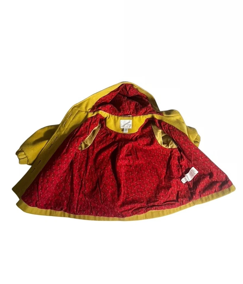 Abrigo Guisante Bordado Forrado con Capucha Talla 18-24 Meses SIGUIENTE Marca Mostaza Foto 4 de 4