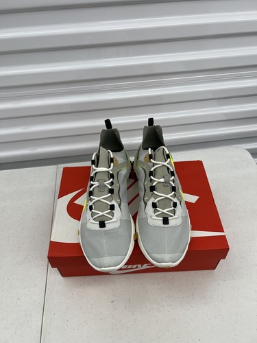 Nike React Element 55 BQ6166-009 Gray Volt Men’s Size 10.5 - Picture 2 of 6