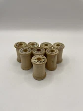 Vintage Fairloom Sears Rowbuck And Co. Empty Wood Spool 1 1/4” Lot Of 8
