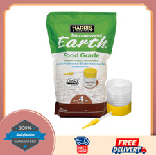Diatomaceous Earth Food Grade, 4Lb with Powder Duster Included in the Bag