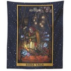 Baba Yaga The Hermit Tarot Card Tapestry Slavic Godess Wall Art Decor (60x50)
