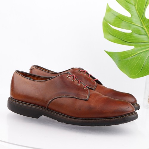 Allen Edmonds Men's Fulton Oxford Size 11.5 C Brown Leather Dress Shoe Lug Sole - Picture 17 of 18