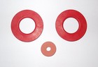 GROWLER GASKETS 2 GIANT 2" RED RUBBER FLIP TOP SEALS FITS 2 LITER BEER BOTTLES