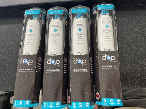 Lot of 4 EveryDrop Ice & Water Refrigerator Filter No# 3 New in Box