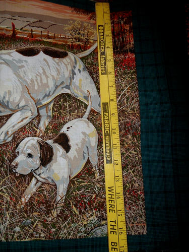 Blocchi cuscini pannello tessuto cane Labs Labrador Retriever & Hound vintage 1999 - Foto 4 di 5