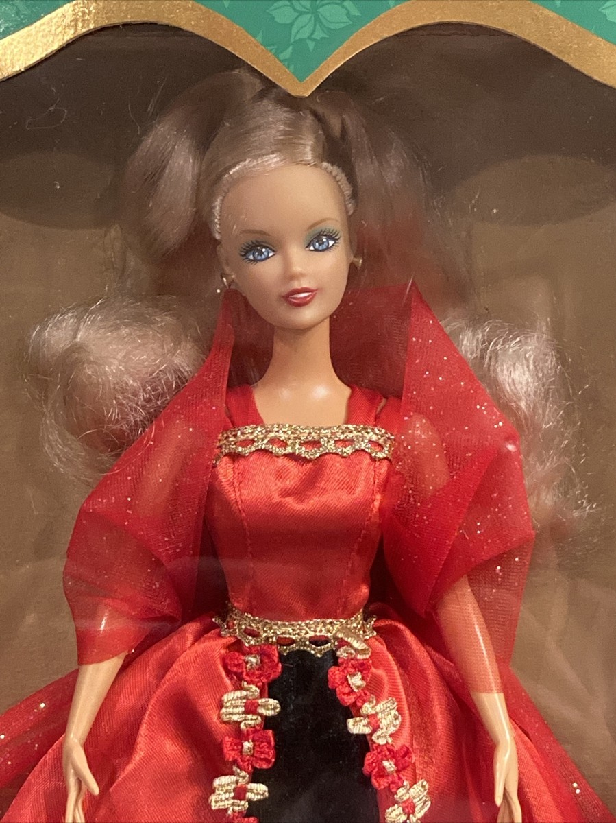 the limited red dress Holiday Magic 11 1/2" Fashion Doll in Red Gown 2001 Jakks Pacifi Inc. NRFB