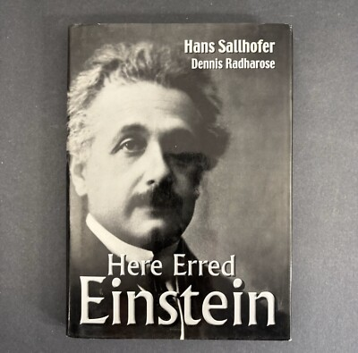 #ad Here Erred Einstein by Sallhofer amp;Radharose Hardcover very good fine condition $49.00