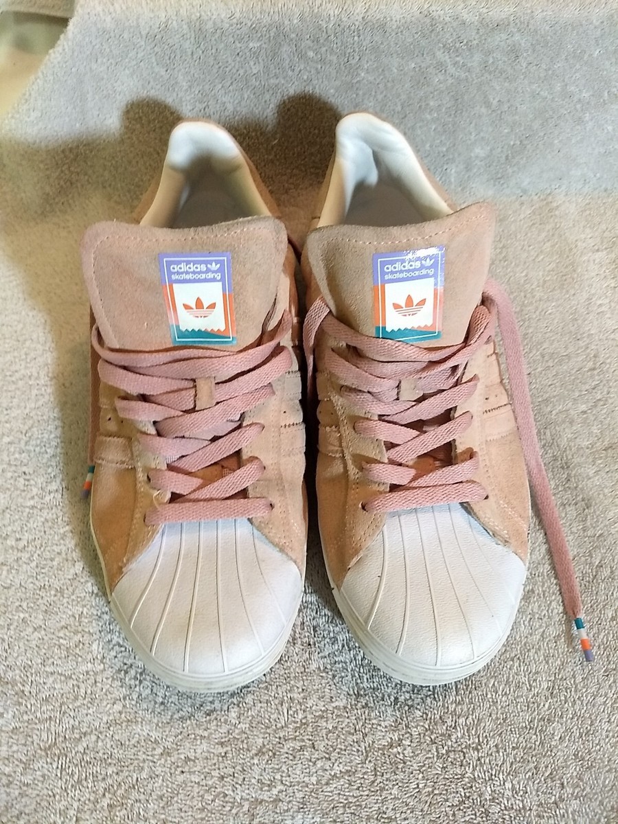 Clearance Adidas Adidas Superstar Vulc Adv Pastel Pink Shoes