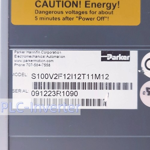 NEW Parker S100V2F12I12T11M12 Servo Drive 1-Axis 10A Output 3PH 230VAC/24VDC/ - Picture 2 of 9