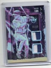 20 Panini Diamond Kings DK Materials Dual Jersey Patch Gavin Lux Holo Gold 36/50