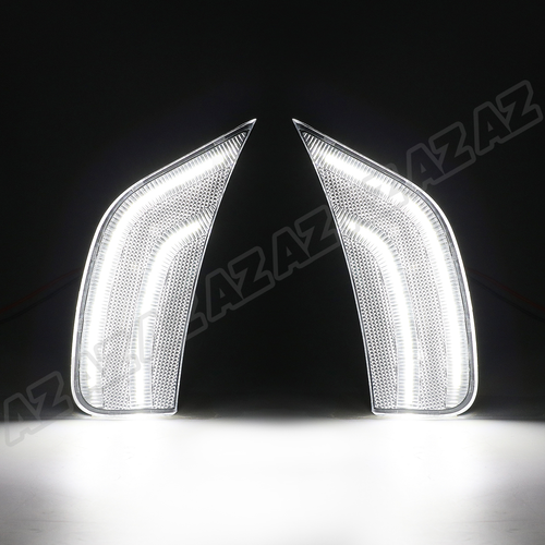 White LED Side Marker Lights Turn Signal Lamp For 21-23 GMC Yukon Chevy Suburban - Bild 2 von 11