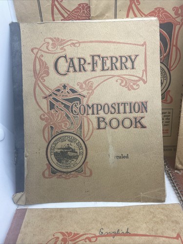Lot Of Car-Ferry Composition Books 571-M Manitowoc, Wisconsin Advertising - Picture 2 of 15