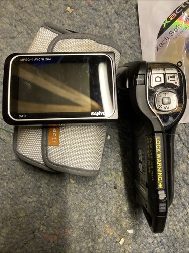 camcorder video camera Sanyo Xacti Ca9 Excellent Quality With Leads And Box - Picture 2 of 5